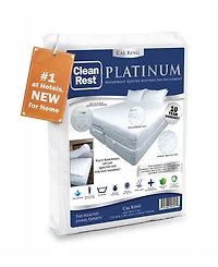 CleanBrands Platinum Zippered Encasing Quilted Mattress Pad