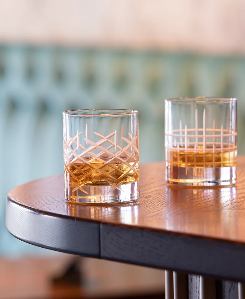 Stolzle Lausitz Club Whiskey Single Old Fashioned Glasses, Set of 4