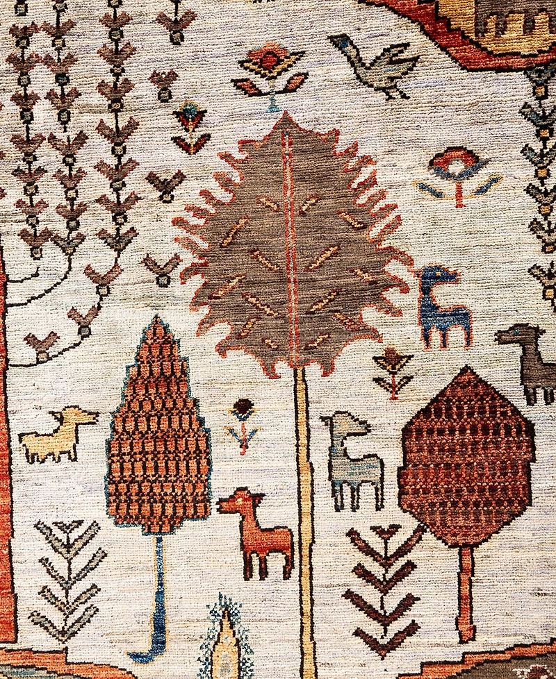 Adorn Hand Woven Rugs Tribal M1999 7'10"x9'7" Area Rug