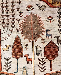 Adorn Hand Woven Rugs Tribal M1999 7'10"x9'7" Area Rug