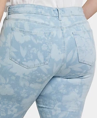 Nydj Plus Marilyn Straight Ankle Jeans