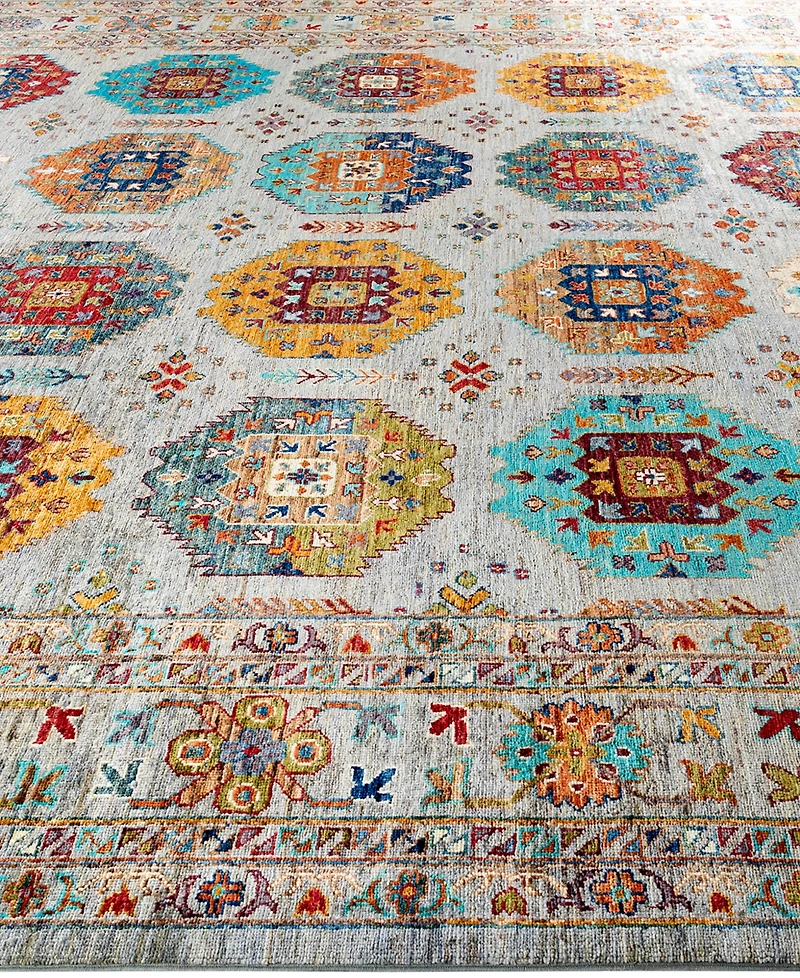 Adorn Hand Woven Rugs Tribal M1999 8'11"x12'3" Area Rug