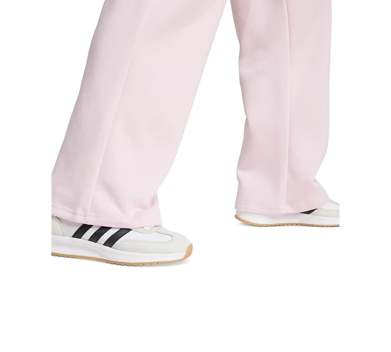 adidas Women's Essentials Feel Cozy Mid-Rise Open-Hem Pants
