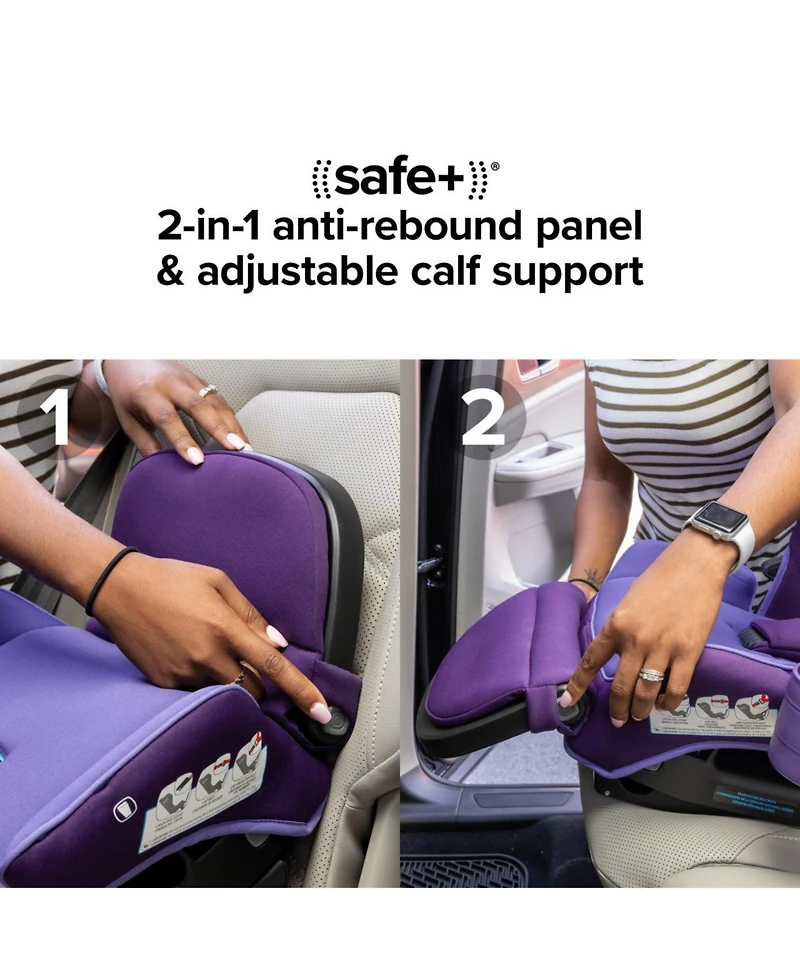 Diono Radian 3RXT Max SafePlus All-in-One Convertible Car Seat, Purple Wildberry
