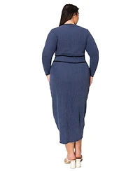 L I V D Plus Elora Sweater Dress