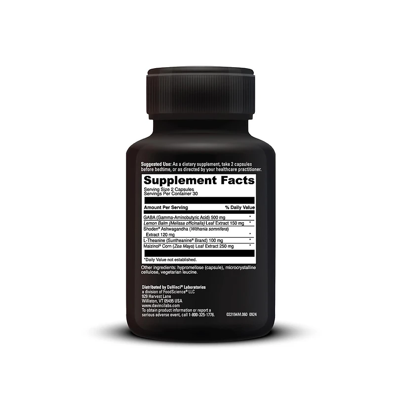 Davinci Labs DaVinci Sleep Benefits - Melatonin Free