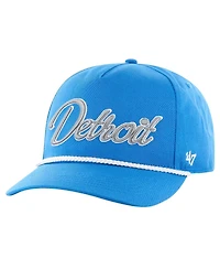 '47 Brand Men's Blue Detroit Lions Overhand Hitch Adjustable Hat