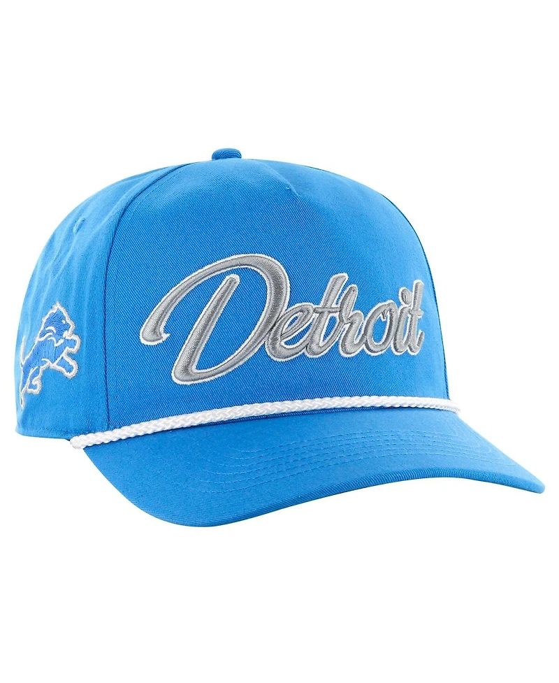 '47 Brand Men's Blue Detroit Lions Overhand Hitch Adjustable Hat