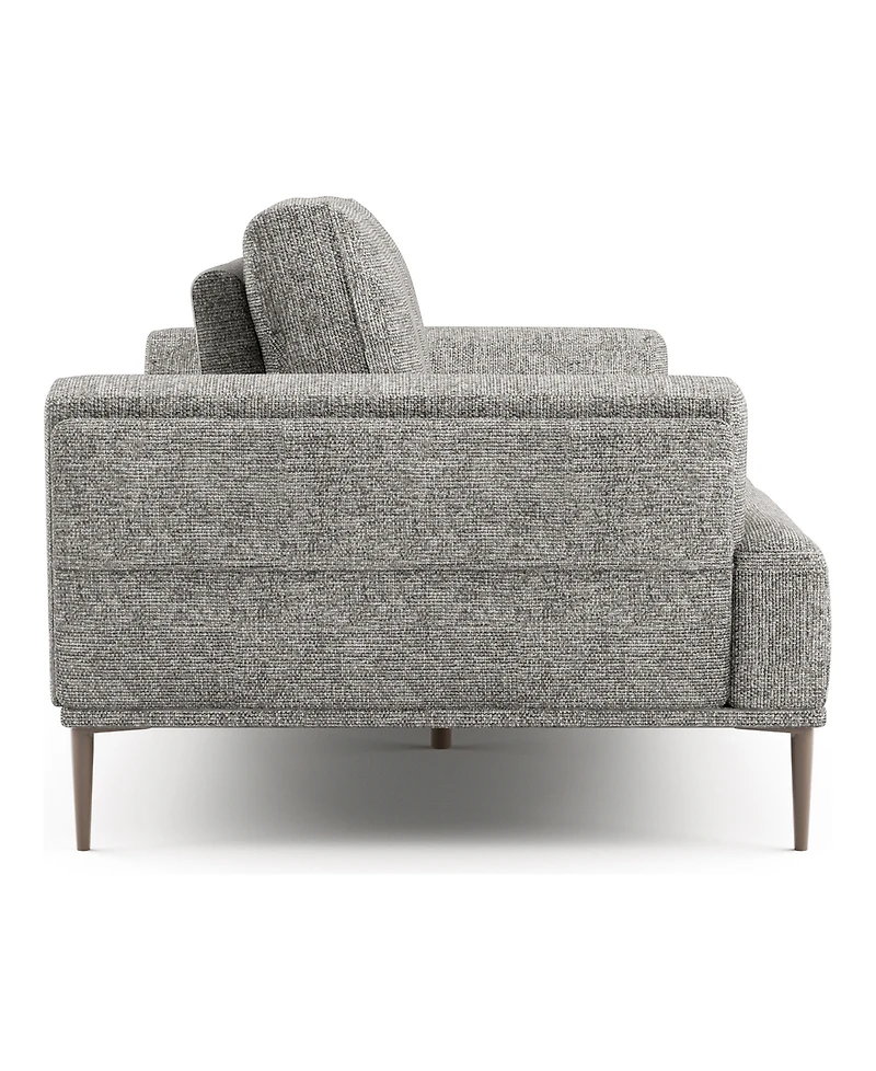 Furniture of America 81" Orlandi Chenille Flared Arm Sofa