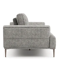 Furniture of America 81" Orlandi Chenille Flared Arm Sofa