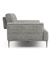 Furniture of America 65" Orlandi Chenille 2-Seater Flared Arm Loveseat