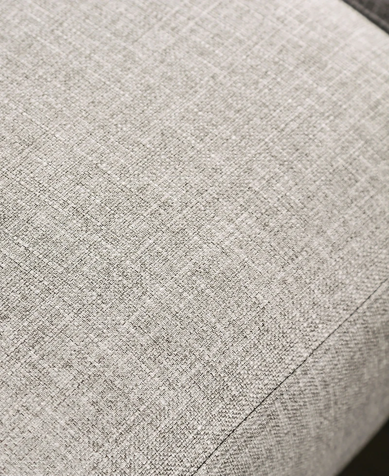 Furniture of America 65" Danio Chenille 2-Seater Track Arm Loveseat