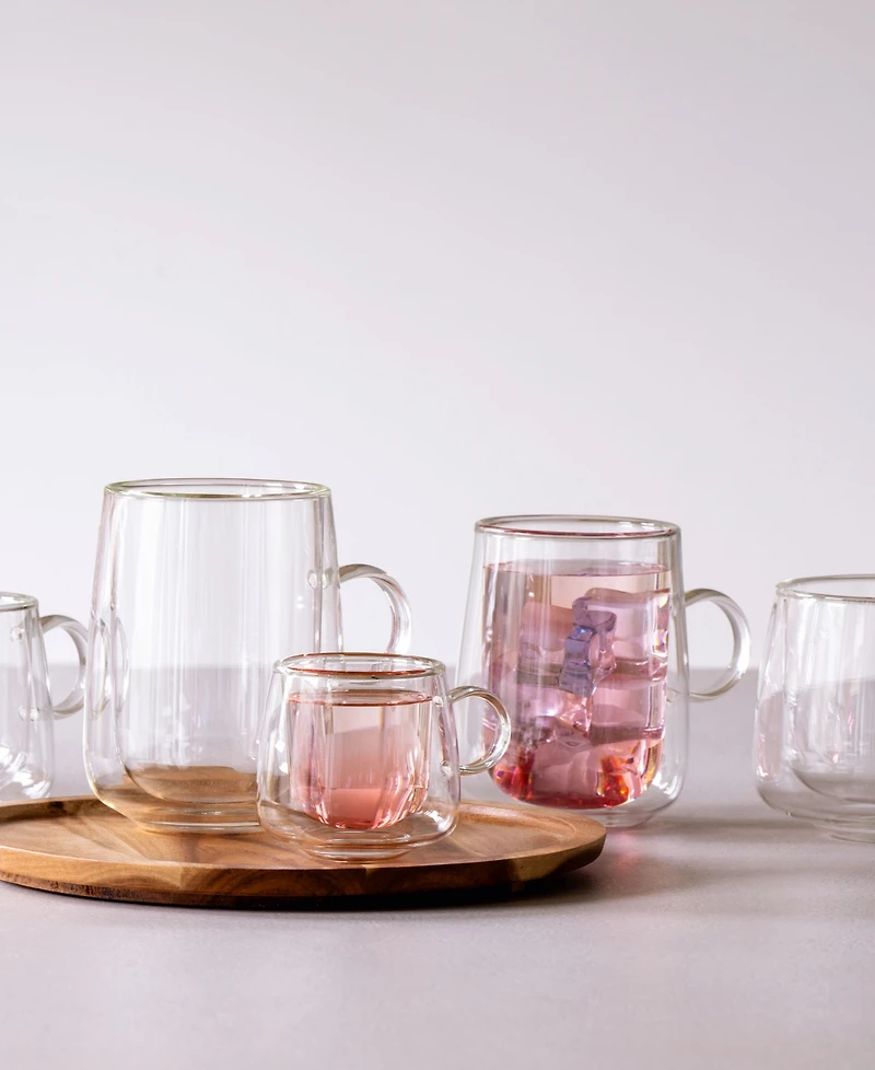 Villeroy & Boch Artesano Hot Cold Beverages Small Insulated Latte Glass, Set of 2