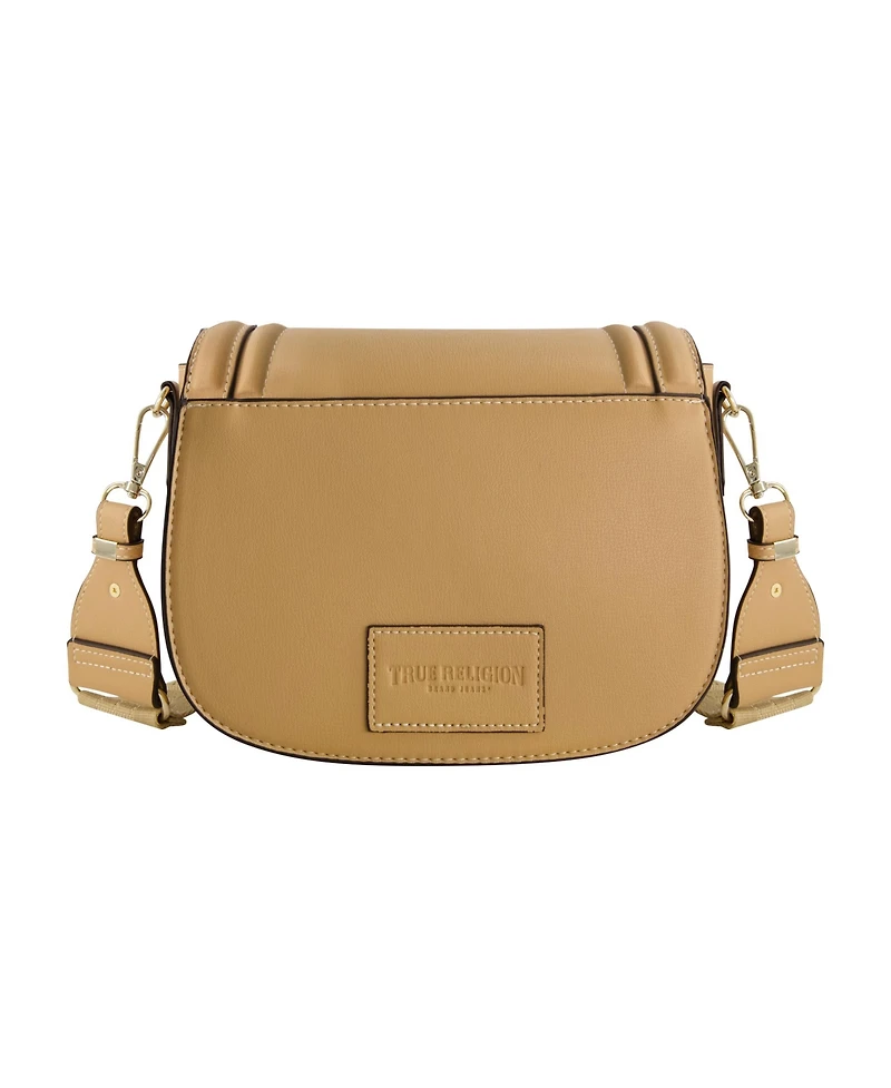 True Religion Women's Crossbody Bag with Branded Logo Detail
