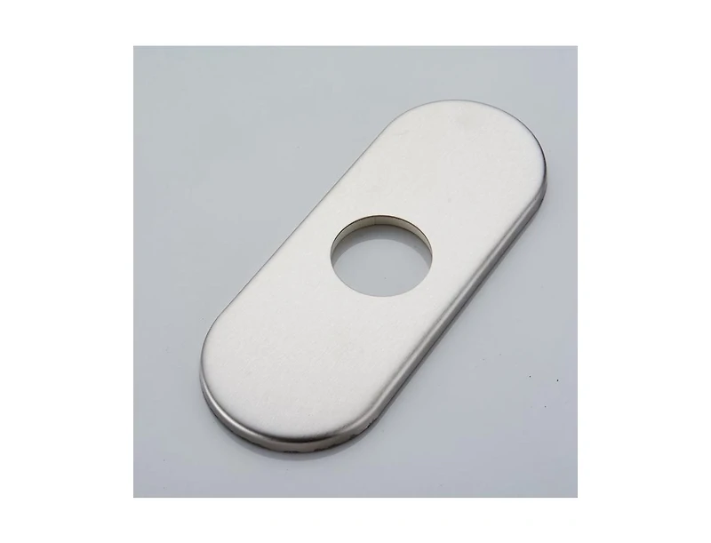 Greenspring 6 Inch Bathroom Vanity Sink Faucet 4" Hole Cover Deck Plate Escutcheon Brushed Nickel