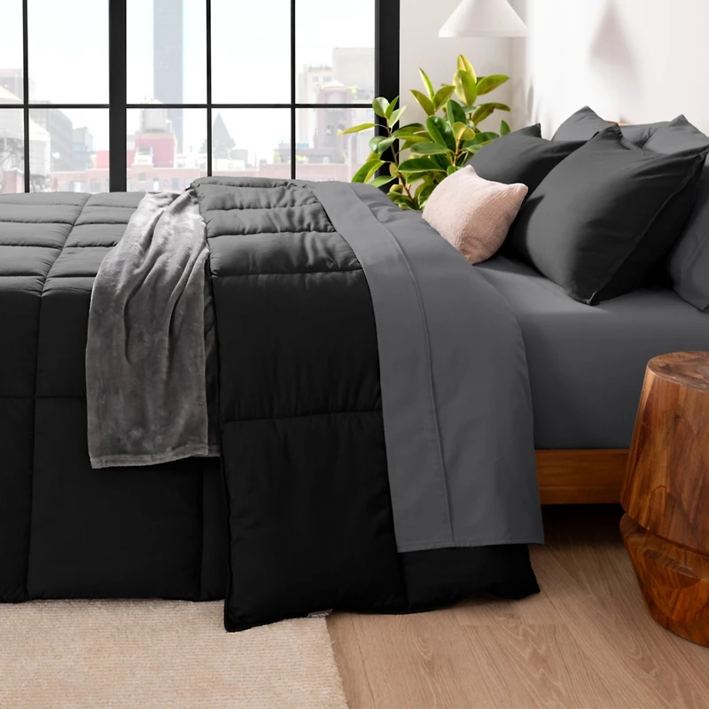 Bare Home Ultra-Soft Bed-in-a-Bag Comforter Set Twin Xl 