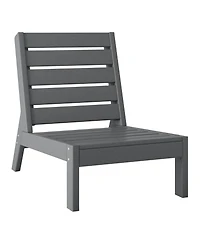 WestinTrends Outdoor Patio 3-Piece Hdpe Deep Seating Sectional Sofa