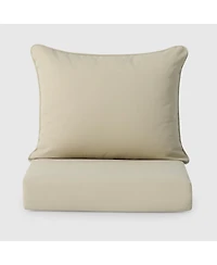 WestinTrends Outdoor Patio Hdpe White Sectional Sofa with Cushions