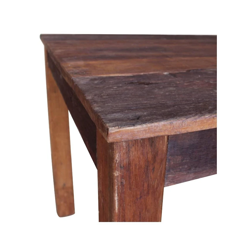 vidaXL Dining Table Mixed Recycled Wood 32.3"x31.5"x29.9"