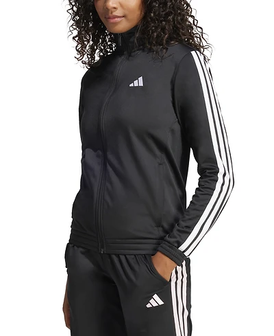 adidas Women's Tricot 3-Stripes Track Jacket
