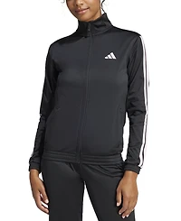 adidas Women's Tricot 3-Stripes Track Jacket