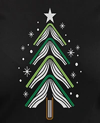 Hybrid Apparel Plus Trendy Christmas Tree Book Graphic Pullover Top