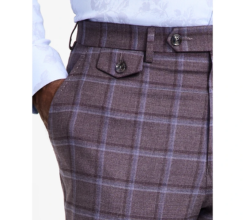 Tayion Collection Men's Regular-Fit Suit Pants