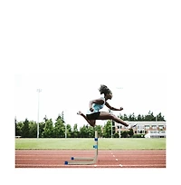 Amber Track and Field Self Return Aluminum Hurdle Midi Adjustable from 23" to 34" (Set of 3)