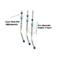 Amber Track and Field Self Return Aluminum Hurdle Midi Adjustable from 23" to 34" (Set of 3)