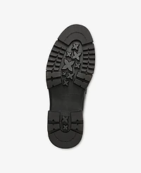 Karl Lagerfeld Paris Men's Tumbled Leather Lug Sole Penny Loafer