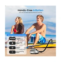 SereneLife Electric Air Pump Inflator with Digital Lcd, 16 Psi