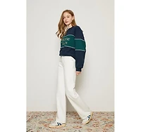 Coney Island Whitefish High Rise Wide Jeans