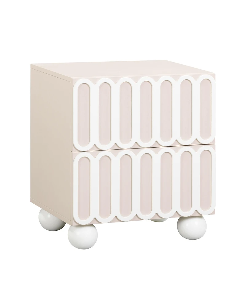 Tov Furniture 16" Wood Nightstand