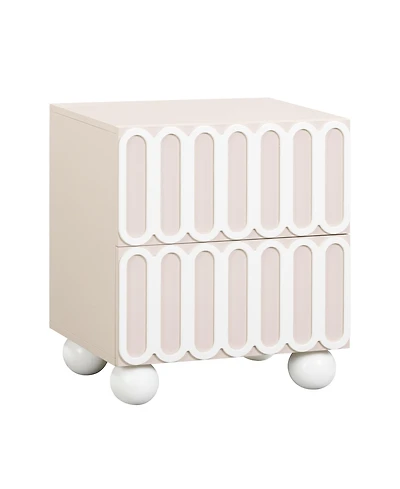 Tov Furniture 16" Wood Nightstand