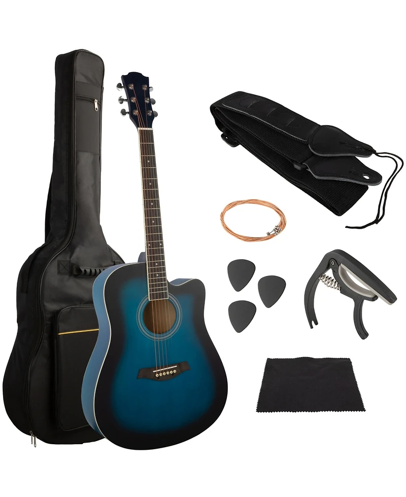 Hey Play 41" Acoustic Guitar Kit with Case