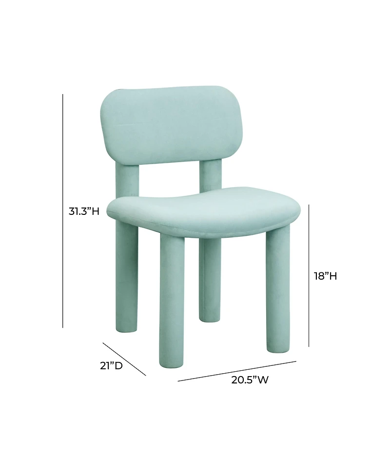 Tov Furniture 21"W Velvet Dining Chair