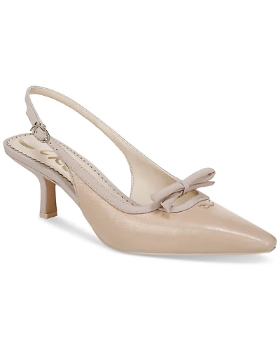 Circus Ny by Sam Edelman Women's Cassidy Slingback Kitten-Heel Pumps