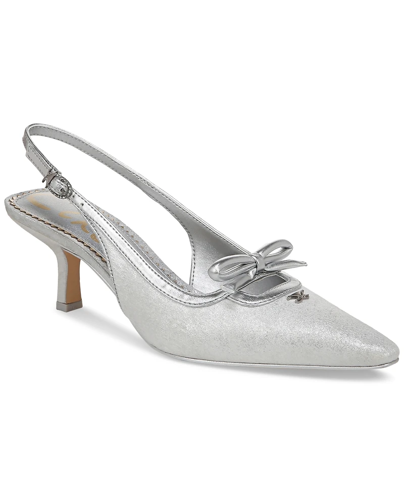 Circus Ny by Sam Edelman Women's Cassidy Slingback Kitten-Heel Pumps