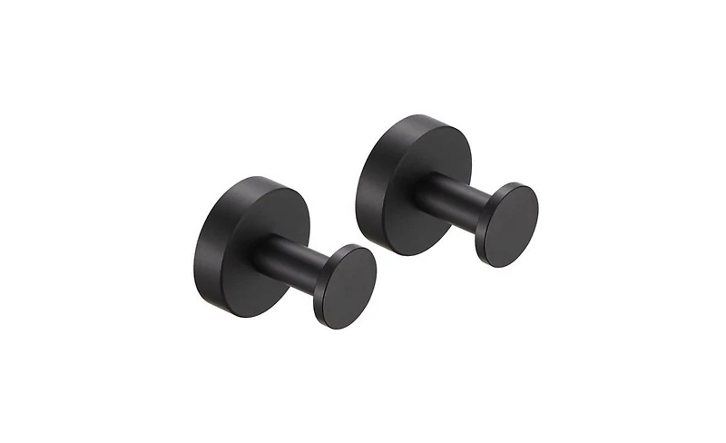 Slickblue Round Base Towel Hook with Screws for Easy Installation and Durable Use