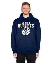 New Era Men's Navy Denver Nuggets 2024/25 City Edition Pullover Hoodie