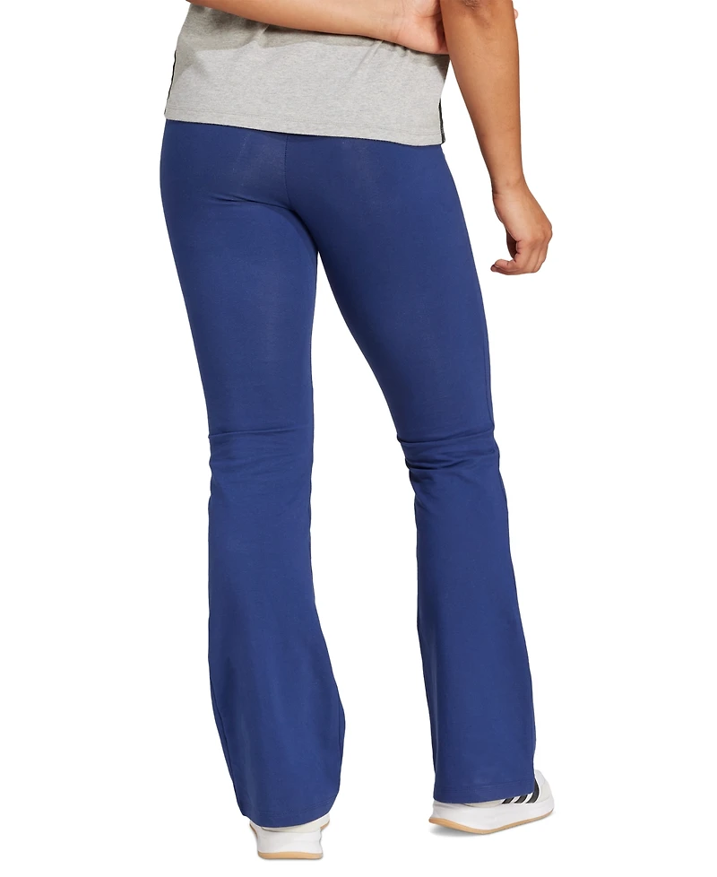 adidas Women's Essentials Small Logo Flared Leggings