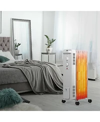 Gouun 1500 W Oil-Filled Heater Portable Radiator Space Heater with Adjustable Thermostat