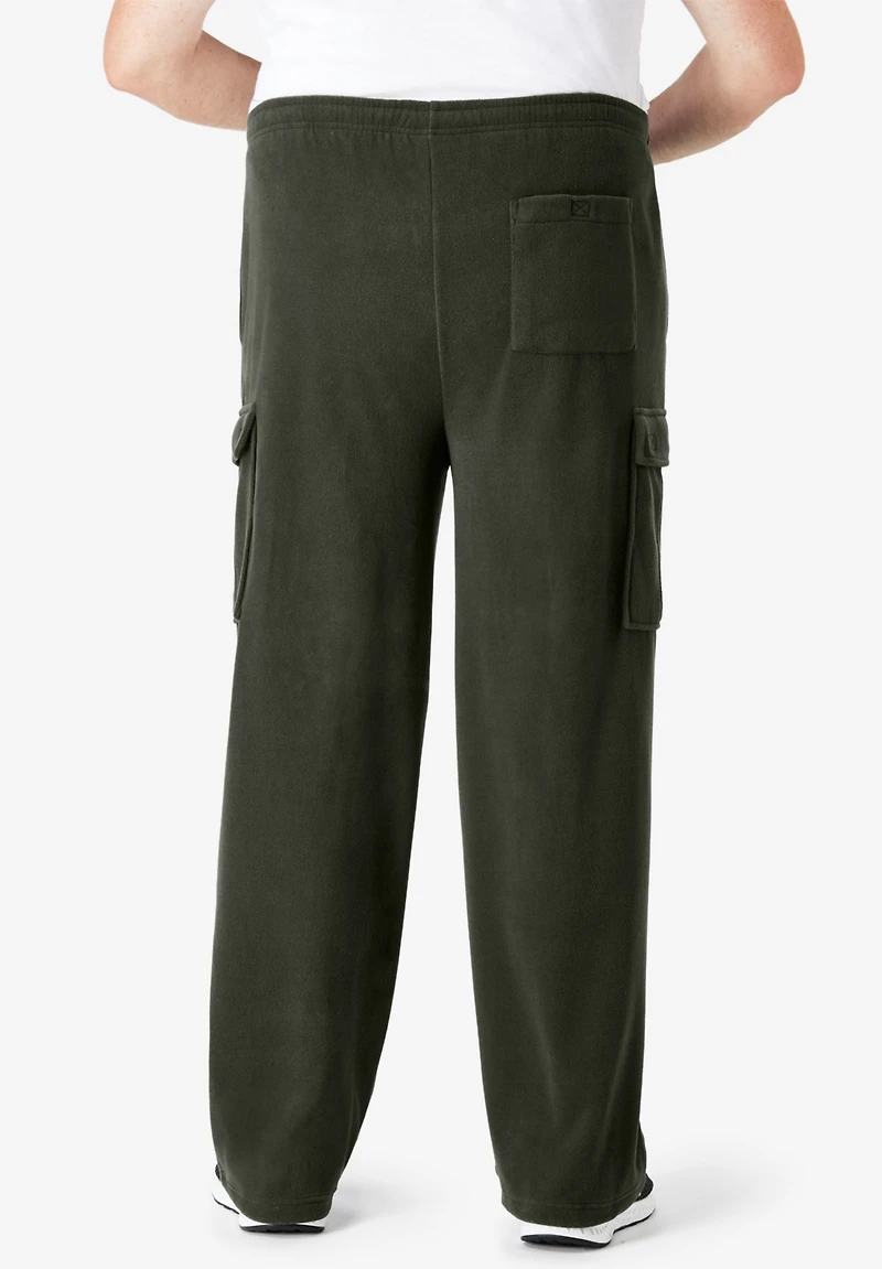 KingSize Big & Tall Explorer Plush Fleece Cargo Pants