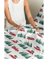 Christmas 4 Piece Microfiber Sheet Set (King
