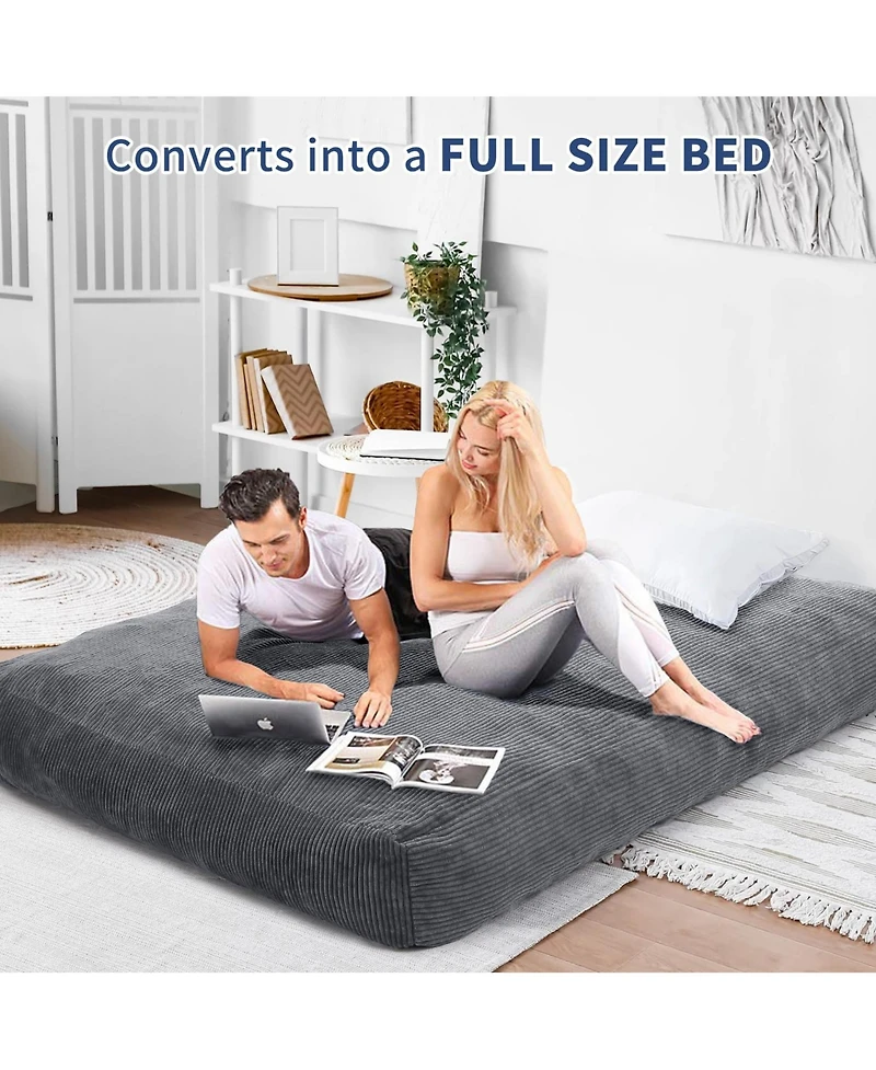 gaomon Bean Bag Chair for Adults, Giant Bean Bag Bed