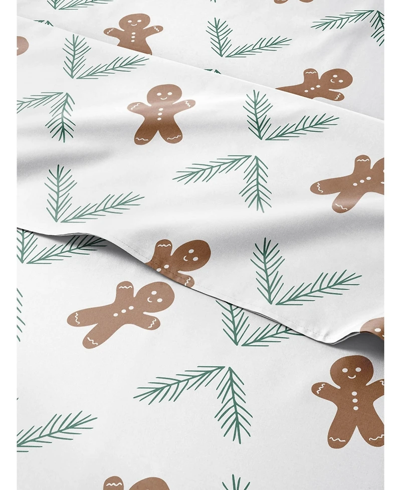 Christmas 4 Piece Microfiber Sheet Set (Queen