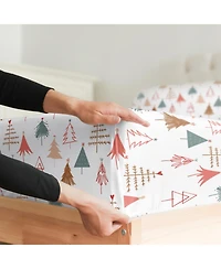 Christmas 4 Piece Microfiber Sheet Set (Queen