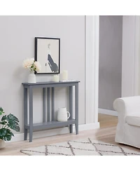 Kings Brand Furniture Entryway Table - Narrow Console Table - Console Table with Storage - Wood Console Tables for Entryway