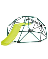 Gouun Kids Climbing Dome with Slide and Fabric Cushion for Garden Yard