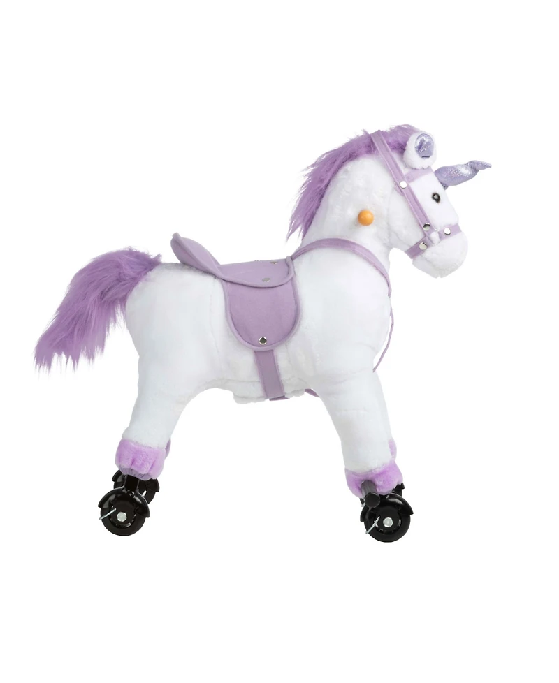 Happy Trails Ride on Horse Unicorn Plush Toy